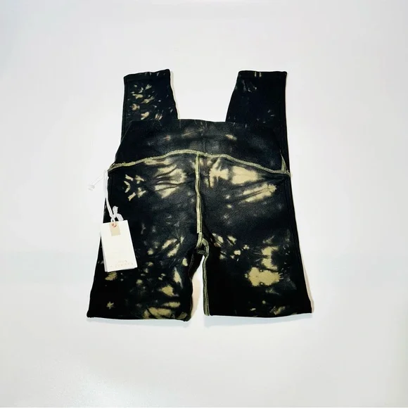 Good American leggings Tie Dye Essentials leggings Golden Olive new women size 0 - Picture 5 of 8